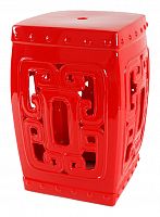 керамический столик-табурет oriental stool red во Владимире