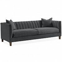 диван penelope sofa прямой серый во Владимире