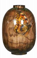 ваза настольная fresco brown butterfly во Владимире