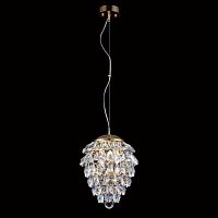 подвесной светильник crystal lux charme sp3+3 led gold/transparent во Владимире