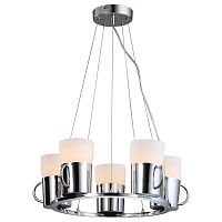 подвесная люстра arte lamp brooklyn a9484sp-5cc хром во Владимире