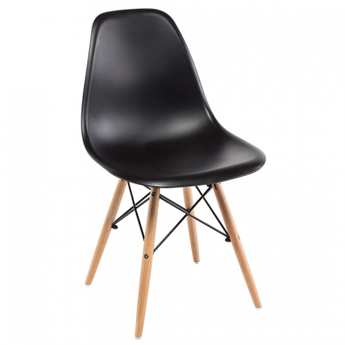 стул деревянный eames pc-015 black во Владимире