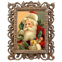 репродукция старинной рождественской гравюры with presents во Владимире