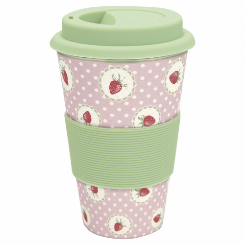 кружка на вынос strawberry pale pink во Владимире