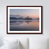 картина: castle reflected in blejsko jezero, slovenia во Владимире