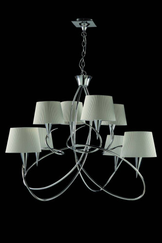 подвесная люстра mantra mara chrome - white 1654 во Владимире