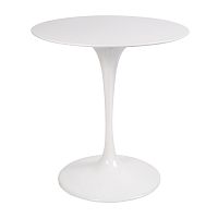 стол eero saarinen style tulip table top mdf d70 глянцевый белый во Владимире