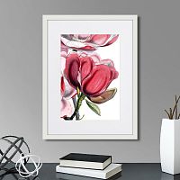 картина: himalaya plants pink-flower on white i, 1869г. во Владимире