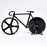 нож для пиццы из нержавеющей стали the fixie, черный мрамор во Владимире