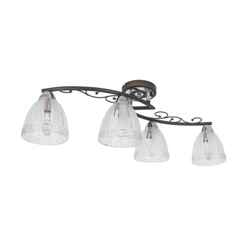 потолочная люстра idlamp nield 232/4pf-blackchrome во Владимире