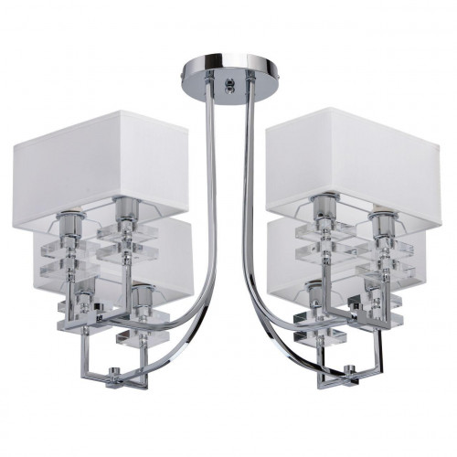потолочная люстра mw-light прато 1 101010708 белая во Владимире