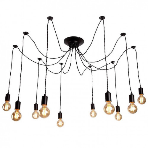 подвесная люстра arte lamp 76 a9184sp-10bk во Владимире