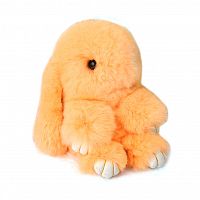 меховой зайка брелок персиковый во Владимире