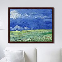 картина: wheatfields under thunderclouds, 1890г. во Владимире