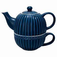 чайник с чашкой alice dark blue во Владимире