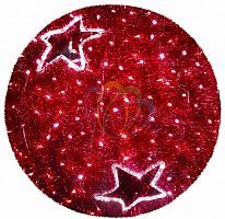 фигура led шар 120 см, красный во Владимире