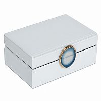шкатулка для украшений белая 20x7,5x14 см во Владимире