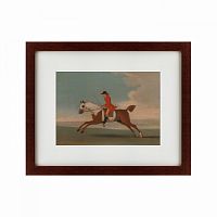 картина: chestnut racehorse exercised by a trainer, 1730 во Владимире