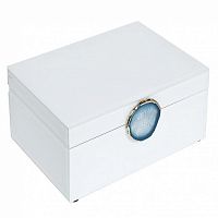 шкатулка для украшений белая 28x10x20 см во Владимире