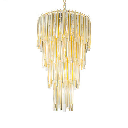 люстра gigi 13 gold от delight collection прозрачная/золото во Владимире