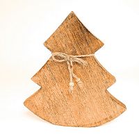 украшение новогоднее ель деревянная wooden tree, 23х23х2,5 см во Владимире