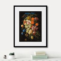 картина: a festoon of fruit hanging from a blue ribbon, 1671г. во Владимире