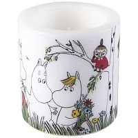 свеча большая moomin счастливое семейство, 8 см во Владимире