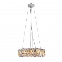 подвесная люстра crystal lux lirica sp10 d610 chrome во Владимире