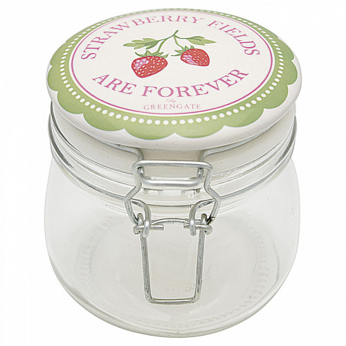 банка стеклянная strawberry pale green во Владимире