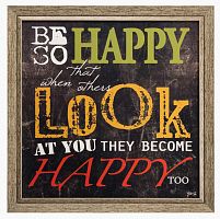 постер в раме be so happy во Владимире