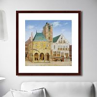 картина: the old town hall of amsterdam, 1657г. во Владимире