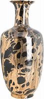 ваза керамическая классическая с высоким горлышком и рисунком 39 см leopard бежевая во Владимире
