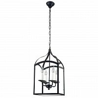 дизайнерская подвесная люстра spot light cage 9500404 черная во Владимире