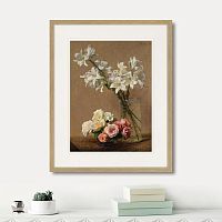 картина: roses and lilies, 1888г. во Владимире