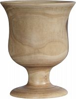 ваза кубок деревянная 17х22 см goblet во Владимире