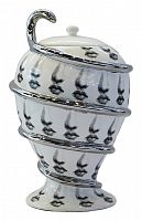 декоративная ваза с крышкой пьеро форназетти serpentino silver во Владимире