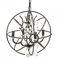 люстра foucault's orb crystal (47*47*64) коричневая во Владимире