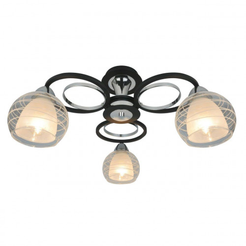 потолочная люстра arte lamp ginevra a1604pl-3bk во Владимире