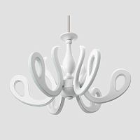 потолочная светодиодная люстра ambrella light orbital classic fk81/6 wh 292w d640 белая во Владимире