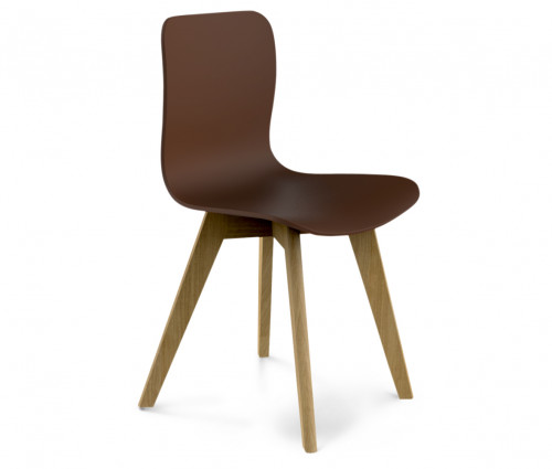 стул dsw коричневый s42 (eames style) во Владимире