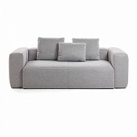 диван blok sofa 2 светло-серый от la forma (ex julia grup) во Владимире