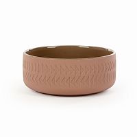 тарелка tactile диаметр 15 коричневый во Владимире