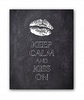 постер keep calm and kiss а4 во Владимире