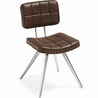 стул lola seat pu brown ножки из нержаеющей стали c589u09 от la forma (ex julia grup) во Владимире