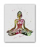 постер yoga а4 во Владимире