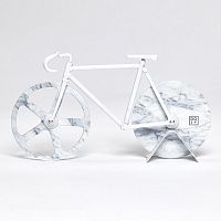 нож для пиццы из нержавеющей стали the fixie, белый мрамор во Владимире