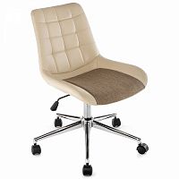 кресло компьютерное marco beige fabric бежевое во Владимире