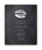 постер keep calm and kiss а3 во Владимире