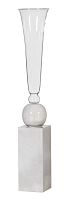 ваза настольная crystal circle white small во Владимире