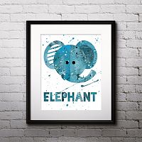 постер elephant а4 во Владимире